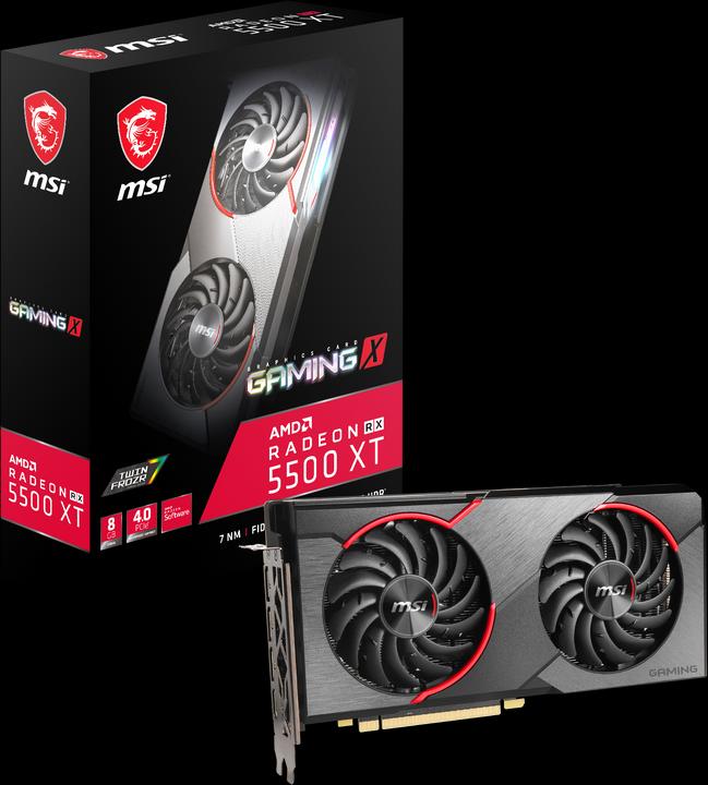 Image du produit MSI Radeon RX 5500 XT GAMING X (8 Go)