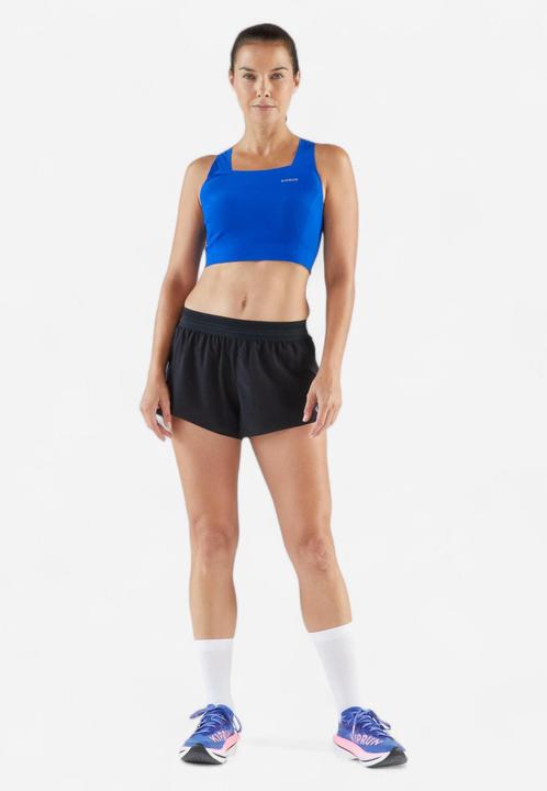 Image du produit Kiprun Crop top de Running léger Femme - Race crop 900 Light bleu Méline ROLLIN (XS)