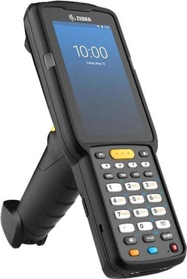 Produktbild Zebra MC3300x, 1D, BT, WLAN, NFC, 29-Key numerisch, IP64, Gun, GMS, Android 10