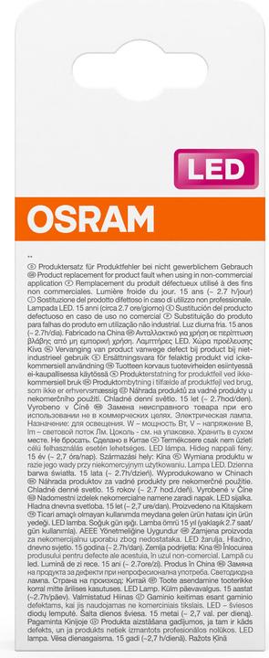 Actual product image Osram LED Monochrome (E27, 14 W, 1521 lm, 1 x, F)