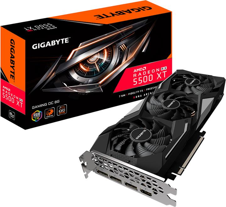 Produktbild Gigabyte Radeon RX 5500 XT Gaming OC (8 GB)