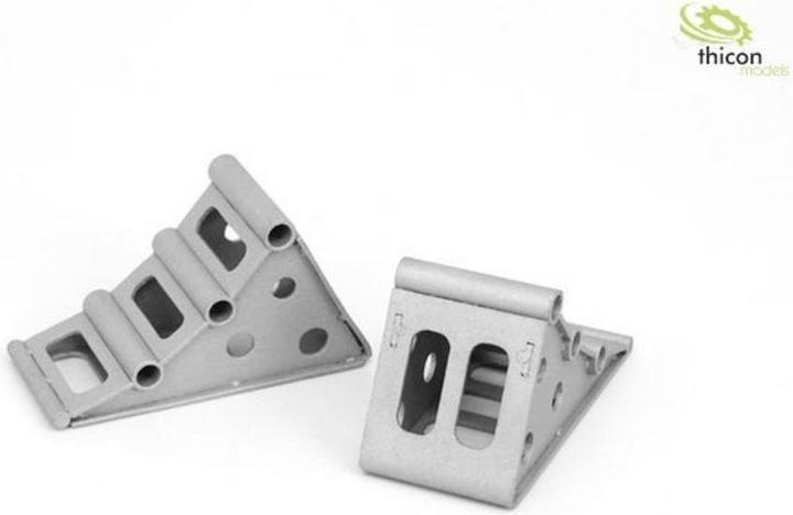 Immagine prodotto Thicon Models 1:14 Set di scarpette di scappamento V2A con supporto per parafanghi