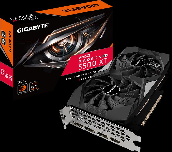 Produktbild Gigabyte Radeon RX 5500 XT OC (8 GB)