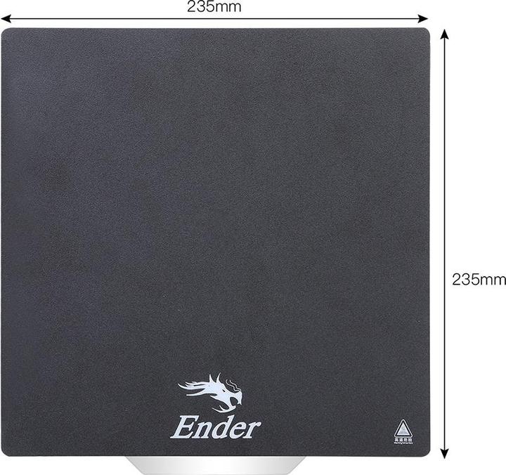 Produktbild Creality 235x235 PEI Doppelseitige Magnetische Federstahl Bauplatte