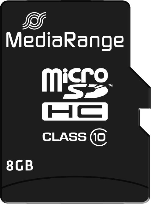 Produktbild MediaRange MR957 (8 GB, microSDHC, U1, UHS-I)