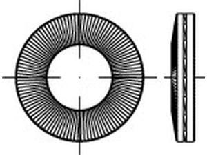 Image du produit Nord-Lock Rondelles élastiques coniques NLX20 revêtues de zinc lamellaire (M20)