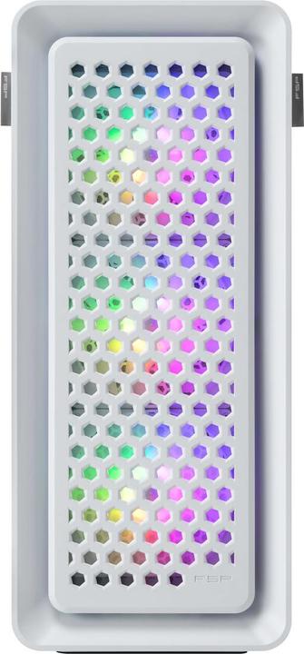 Produktbild Fortron FSP CUT593P E-ATX Ultra Tower 3xARGB WHITE (mATX, Mini-ITX, ATX)