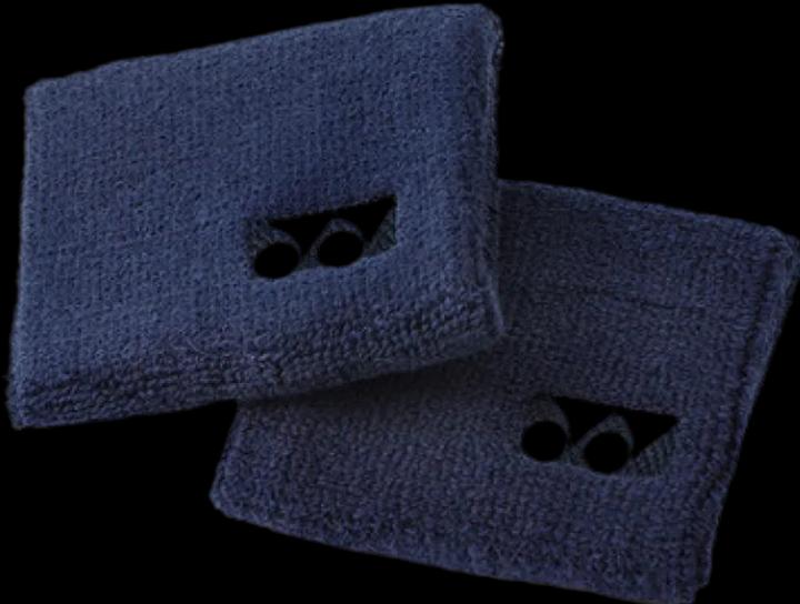 Yonex AC 489-2 Wrist-Band Frotté, 2 Stk./Pack, navyblau