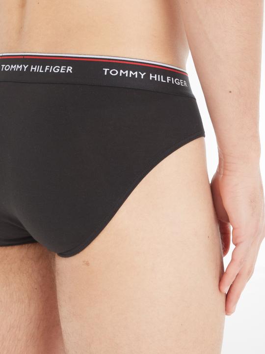 Produktbild Tommy Hilfiger Herren 3er-Pack Slips aus 95% Bio-Baumwolle mit Stretch, Nachhaltig, Unterhosen mit E (M, 3er Pack)
