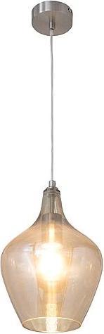Actual product image Nino Leuchten Paso 30620123 nickel amber pendant light (E14)
