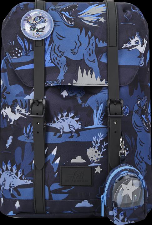 Frii of Norway 22L schoolbag - Retro Dinosaur (24100)