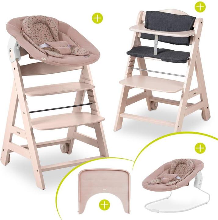 Image du produit Hauck Chaise haute Beta Plus Whitewashed 5-pièces Newborn Set - Chaise haute (Chaise haute)