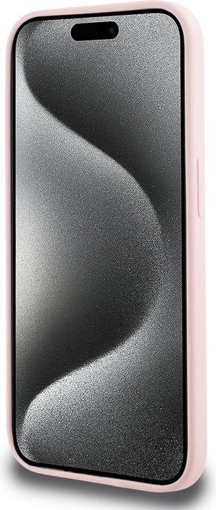 Actual product image Karl Lagerfeld Liquid Silicone Karl and Choupette MagSafe Case for iPhone 14 Pro Max Pink (Apple iPhone 14 Pro Max)