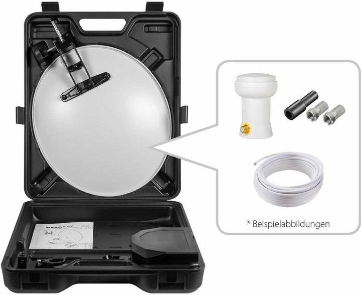 Actual product image Megasat SAT camping suitcase (without receiver) (Parabolic antenna, DVB-S / -S2)