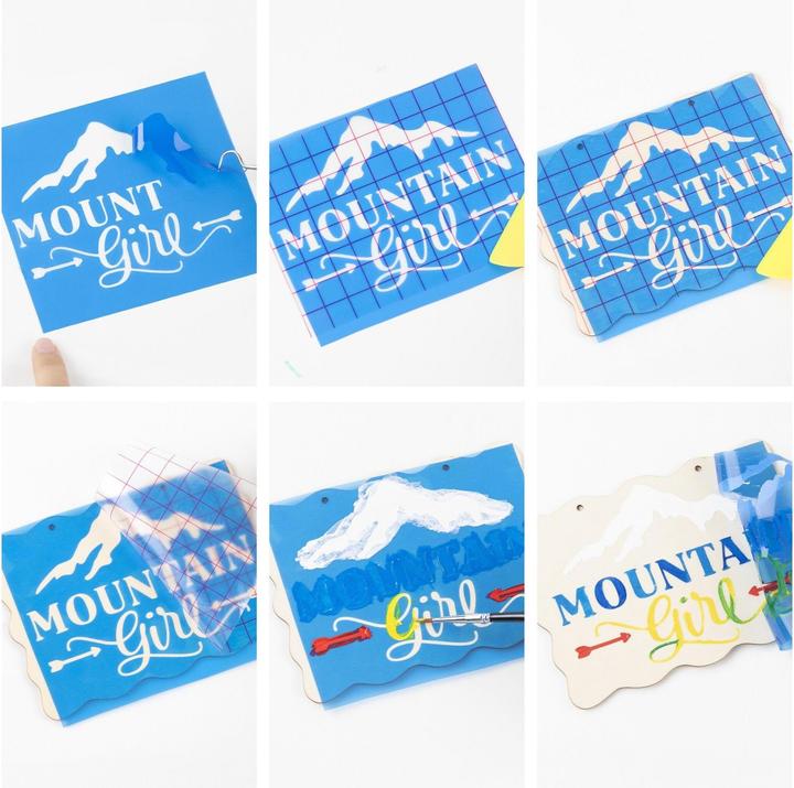 Produktbild Loklik Permanent Adhesive Vinyl Stencil - Light Blue (Zubehör)
