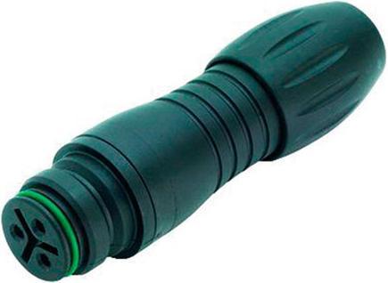 Actual product image Schubiger Series 720 8 pole female connector