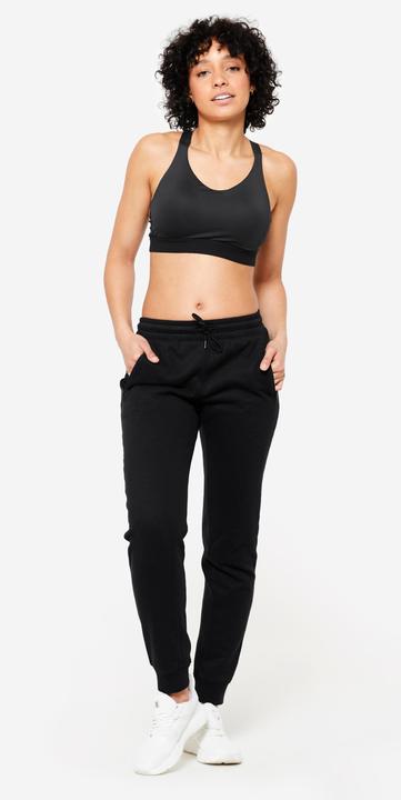 Actual product image Domyos Jogging trousers ladies slim - black (W26/L30)
