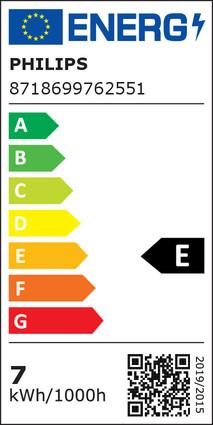 Etichetta energetica Philips LED (E27, 7 W, 806 lm, 1 x, E)