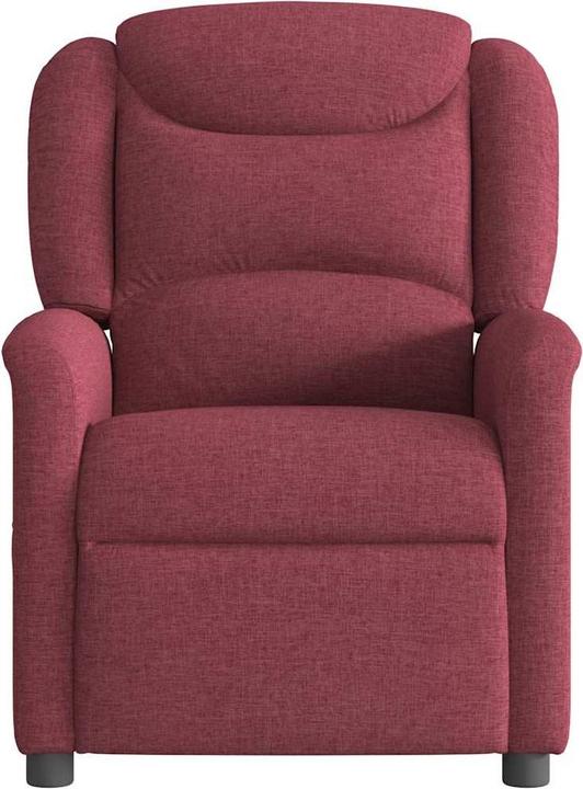 Immagine prodotto VidaXL Poltrona massaggiante Tessuto rosso vino Poltrona massaggiante TV