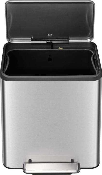Produktbild EKO Treteimer EcoCasa Step Bin Mülleimer Edelstahl 30 L rechteckiger Treteimer mit Fingerabdruck fe (30 l)