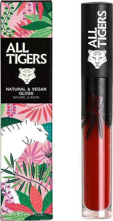 Produktbild All Tigers Natural & vegan Gloss - 817 BORDEAUX RED (Bordeaux)