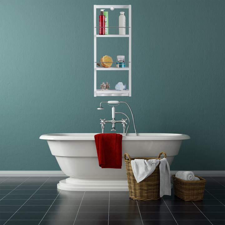 Productafbeelding Relaxdays Doucheplank (28,5 x 10,5 x 70 cm)