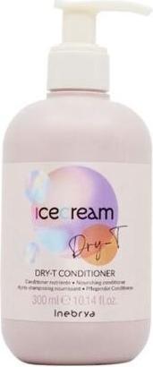 Actual product image Inebrya Ice Cream Dry-T Conditioner (dry. crepe and chemically treated hair) - Nourishing (300 ml)