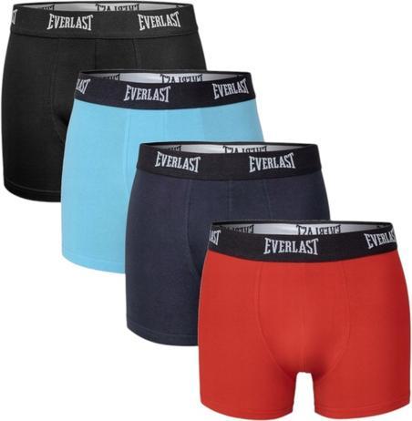 Everlast Herren-Boxershorts, 4er-Pack, mehrfarbig (L, 4er Pack)