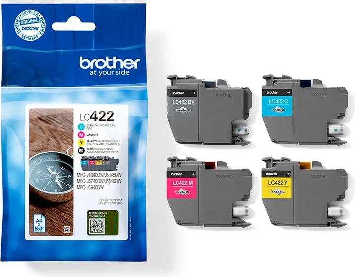 Image du produit Brother et cartouches d'encre Multipack Chaque cartouche imprime jusqu'à (CF)