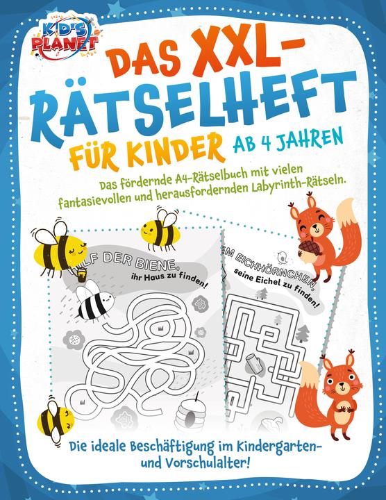 Produktbild Elektrobock Das XXL-Rätselheft für Kinder ab 4 Jahren: Das fördernde A4-Rätselbuch mit fantasievollen und heraus (Elena Liebing, Deutsch)