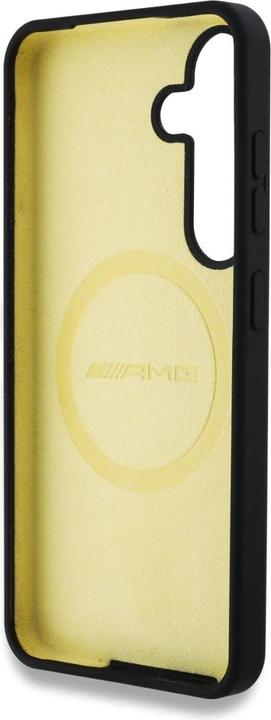 Produktbild Mercedes AMG Oversize Rhombs MagSafe Case for Samsung Galaxy S25 - Black (Samsung Galaxy S25)