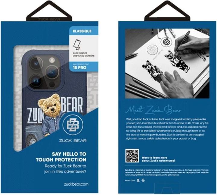 Produktbild Zuck Bear Headphone case case SAN FRANCISCO FORTUNE for IPHONE 15 Pro bay area player (Apple iPhone 15 Pro)