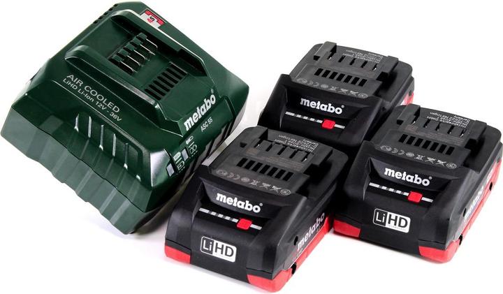 Produktbild Metabo Basis-Set 3 X LIHD 4.0 AH (18 V)