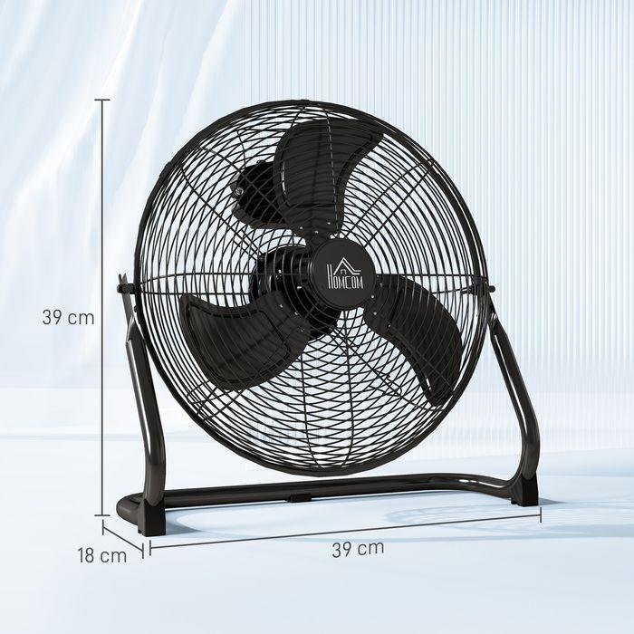 Produktbild Swisshandel24 Tischventilator Elektrischer Ventilator mit 4 Geschwindigkeitsstufen, Schwarz (65.32 dB)