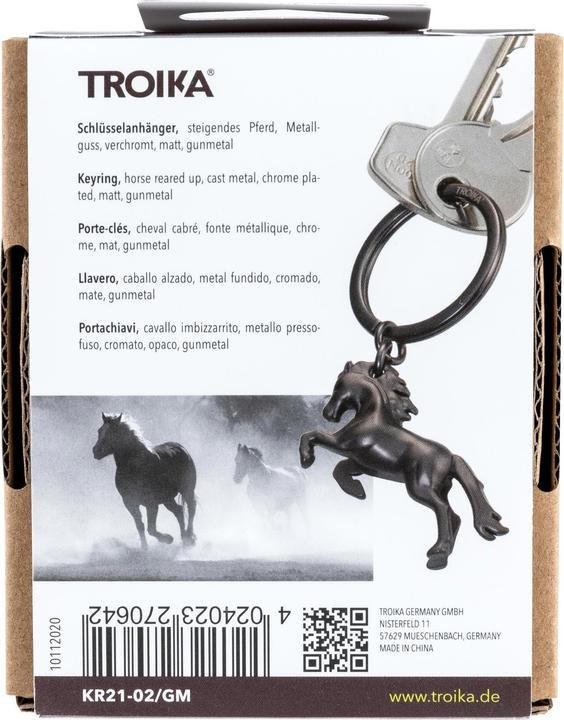 Actual product image Troika Keychain WILD HORSE