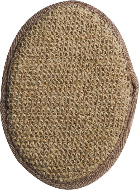 MSV Peelingschwamm aus Jute 19.5 x 13 cm, Braun