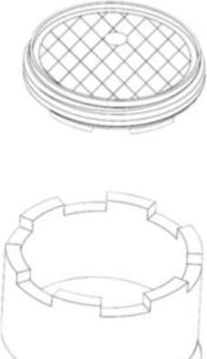 Actual product image FM Mattsson Damixa kit luftblander m24 - & nøgle, slim (240 ml)