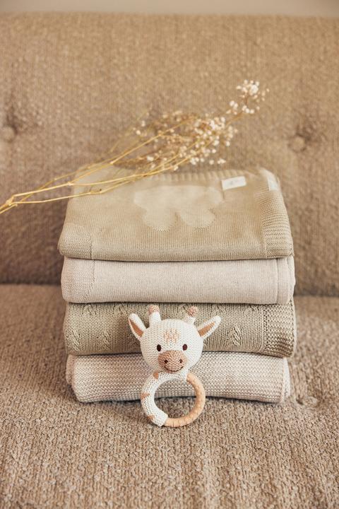 Image du produit Jollein - Deken Ledikant 100x150cm - Dekentje Baby - Miffy - Olive Green/Coral Fleece (100 x 150 cm)
