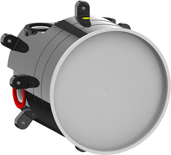 Actual product image Gessi Hi-Fi flush-mounted body thermostat with button operation on/off, backflow preventer, filter a