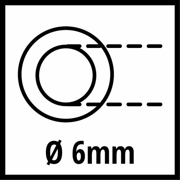 Actual product image Einhell Compressed air fabric hose