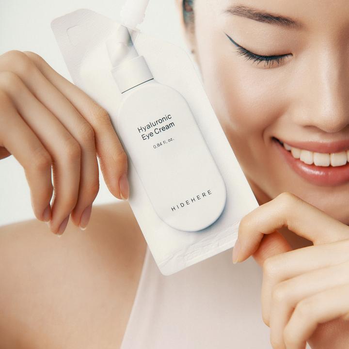 Image du produit Hidehere Crème pour les yeux à l'acide hyaluronique (Crème, 25 ml, Jour + nuit)