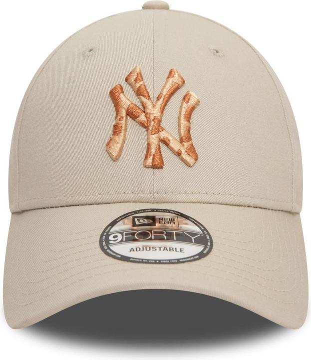 Actual product image New Era 9Forty Strapback Cap - INFILL New York Yankees stone