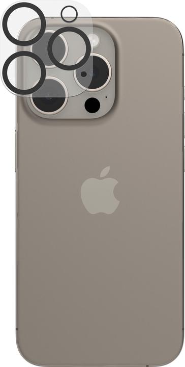 Actual product image Zagg InvisibleShield iPhone 15 Pro / Pro Max Camera Lens Protection Glass Elite (1 Piece, Apple iPhone 15 Pro)