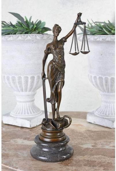 Image du produit Palazzo Justice Justice signée Sculpture en bronze