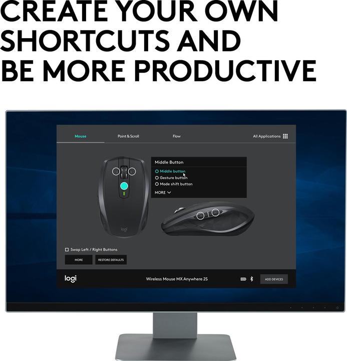 Immagine prodotto Logitech MX Anywhere 2S (Senza fili)