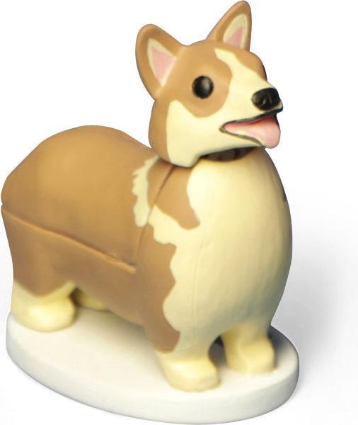 Actual product image Kikkerland Elroy The Royal Solar Corgi (1603) (7 x 7 x 3.5 cm)