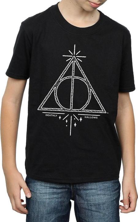 Boys Deathly Hallows Cotton T-Shirt