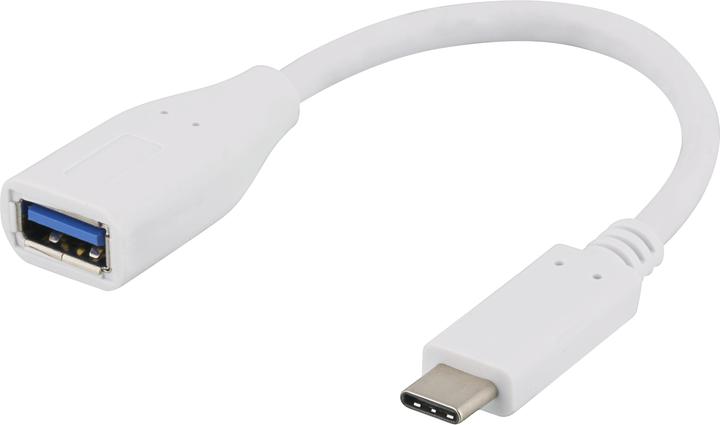 Produktbild Deltaco USBC-1205 - USB-C adapter - US (0.15 m, USB 3.1)
