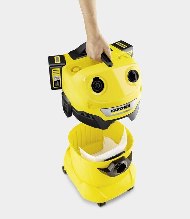 Actual product image Kärcher WD 4-18 Dual Battery Se (Wet dry vacuum cleaner)