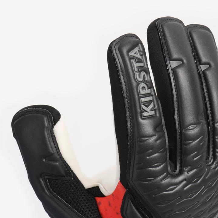 Actual product image Kipsta Women's/men's football goalkeeper gloves - F900 Viralto white/black (8)